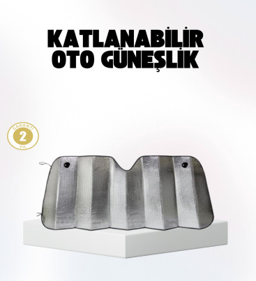 Otomobil Güneşliği – Katlanabilir Tasarım ve Süngerli Isı Yalıtımı - Lisinya
