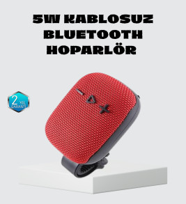 Taşınabilir Kablosuz Hoparlör – 5W Güç, TWS Bağlantı ve 800mAh Pil - Lisinya