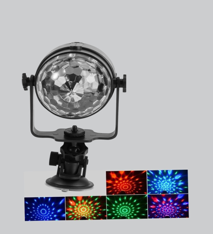 Ritme Duyarlı LED Disko Topu – Renkli Işık Gösterili Parti Lambası - Lisinya