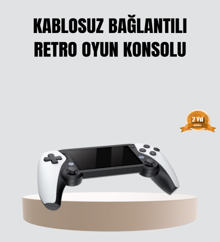 Taşınabilir El Konsolu – 4.3 İnç TFT Ekran, 64 GB Dahili Oyun Hafızalı - Lisinya