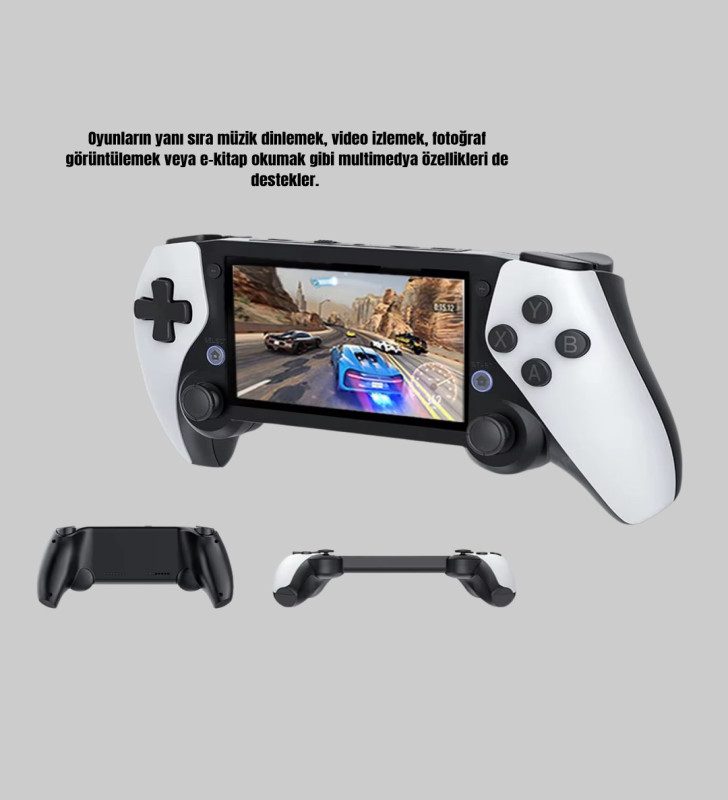 4.3 İnç Ekranlı Retro Oyun Konsolu – 64 GB Hafızalı, Şarjlı ve Multimedya Destekli - Lisinya