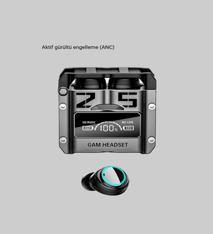 Bluetooth 5.3 Kablosuz Kulaklık – Ultra HD Ses Kalitesi, Gürültü Engelleme - Lisinya