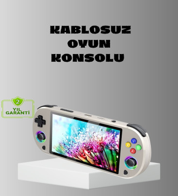 HD Çıkış Destekli Taşınabilir Oyun Konsolu – 5 İnç IPS Ekran, RGB Işıklı - Lisinya