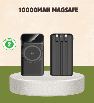 10000 mAh Kablosuz Powerbank – 15W Hızlı Şarj, Type-C Çoklu Çıkışlı - Lisinya
