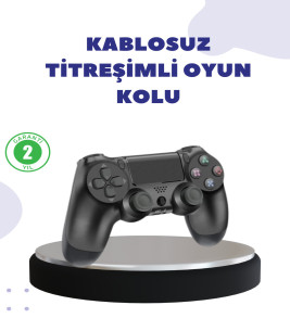 Kablosuz Titreşimli Oyun Kolu – Yüksek Hassasiyetli Analog Kontrol ve Ergonomik Tutma - Lisinya
