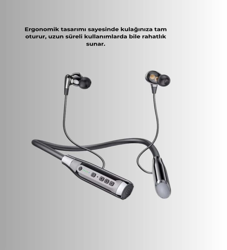 Kablosuz Bluetooth Kulaklık – Gürültü Engelleme, Dokunmatik Kontrol, Uzun Pil Ömrü - Lisinya