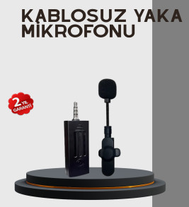 Kablosuz Profesyonel Mikrofon – 360° Ses Yakalama, 60 m Menzil, Gürültü Engelleyici - Lisinya