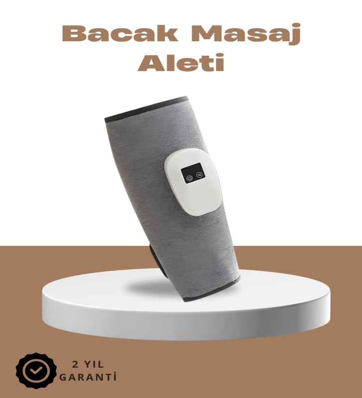 Kablosuz Titreşimli Baldır Masaj Aleti – Isıtmalı, 3 Basınç Ayarlı, Şarjlı ve Taşınabilir - Lisinya