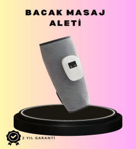 3 Kademeli Hava Basınçlı Isıtmalı Baldır Masaj Aleti – Titreşimli ve Kablosuz Kullanım - Lisinya