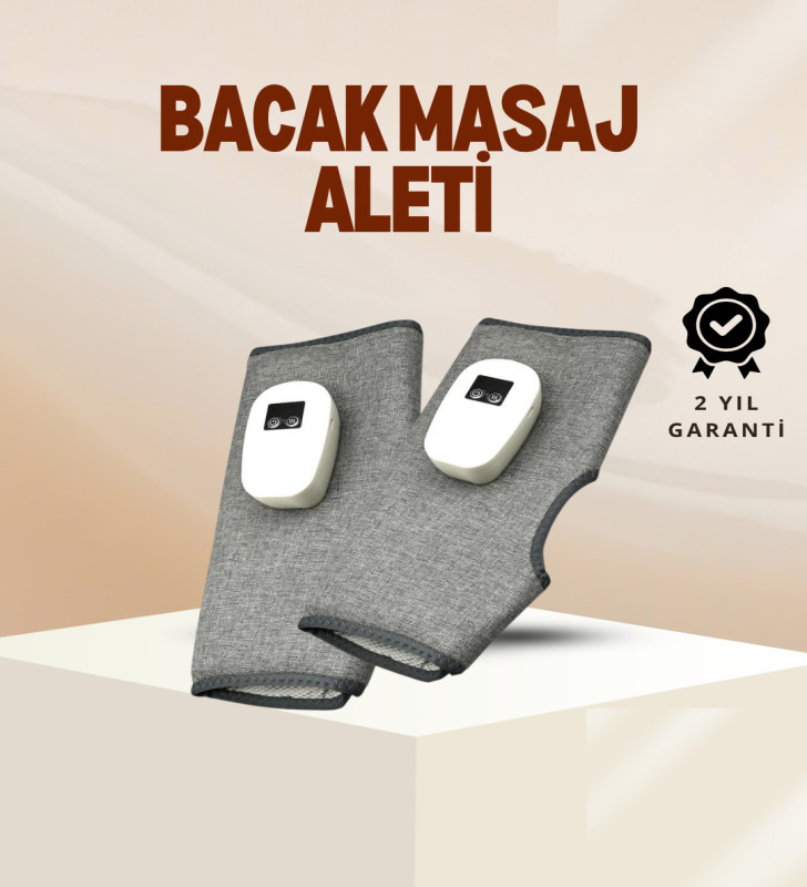 Kablosuz Isıtmalı Baldır Masaj Aleti – 3 Hava Basınçlı, Titreşimli ve Sıcak Kompres Fonksiyonlu - Lisinya