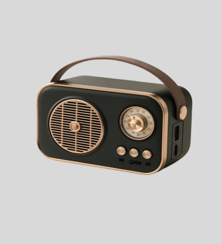 Bluetooth’lu Retro Radyo – FM Destekli Nostaljik Hoparlör - Lisinya