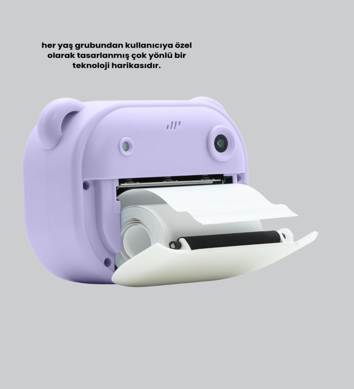 Anında Baskı Özellikli Çocuk Kamerası - Lisinya