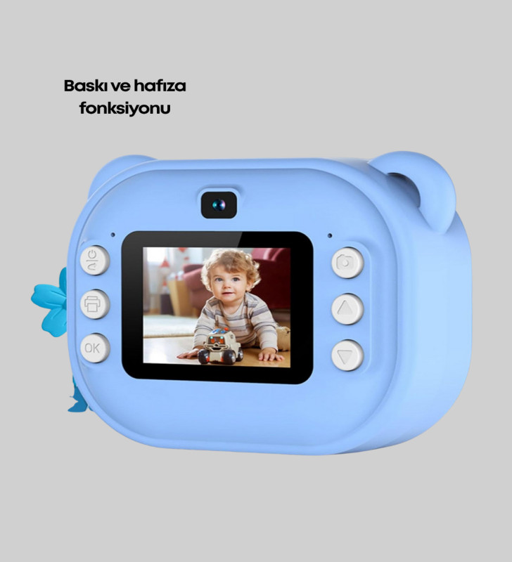 Çocuk Şipşak Kamera – 24MP HD Çift Lensli Termal Baskı Teknolojili - Lisinya