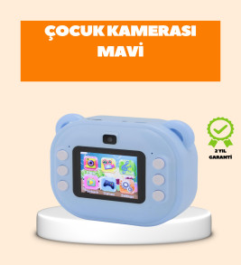 Termal Baskı Teknolojili Anında Fotoğraf Kamerası – 24MP Çift Lens, 32GB Hafıza - Lisinya