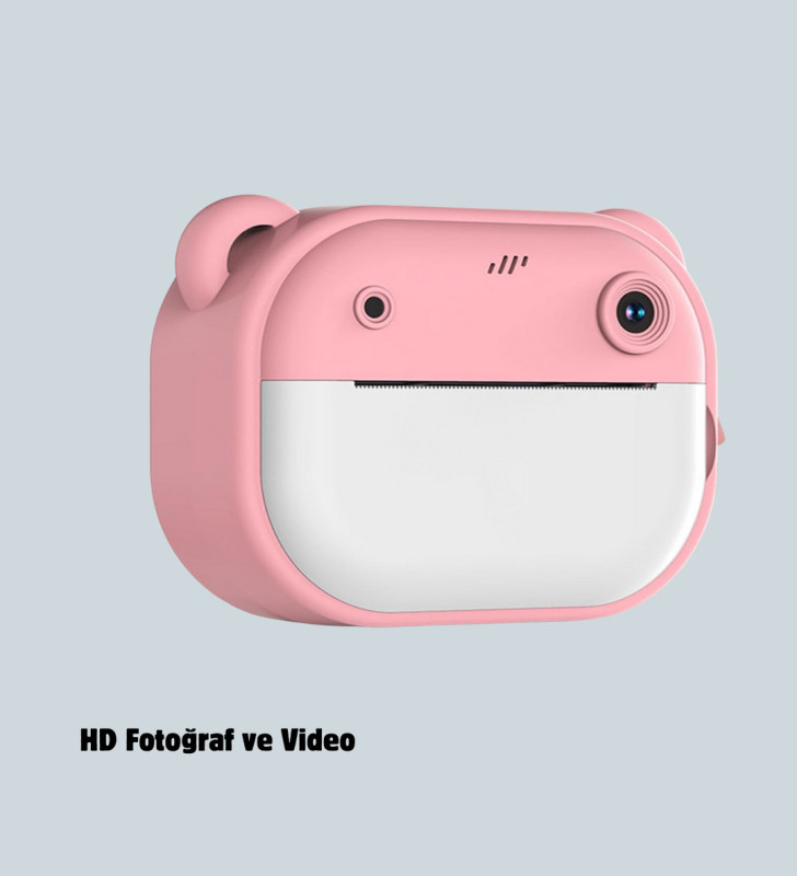 Anında Baskı Özellikli Şipşak Kamera 24MP HD Çift Lensli ve 32GB Hafızalı - Lisinya