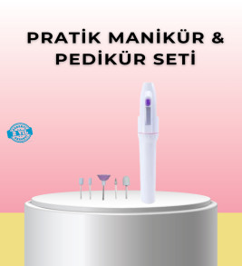 Profesyonel Elektrikli Tırnak Bakım Matkap Seti – Düşük Gürültü ve Taşınabilir Tasarım - Lisinya