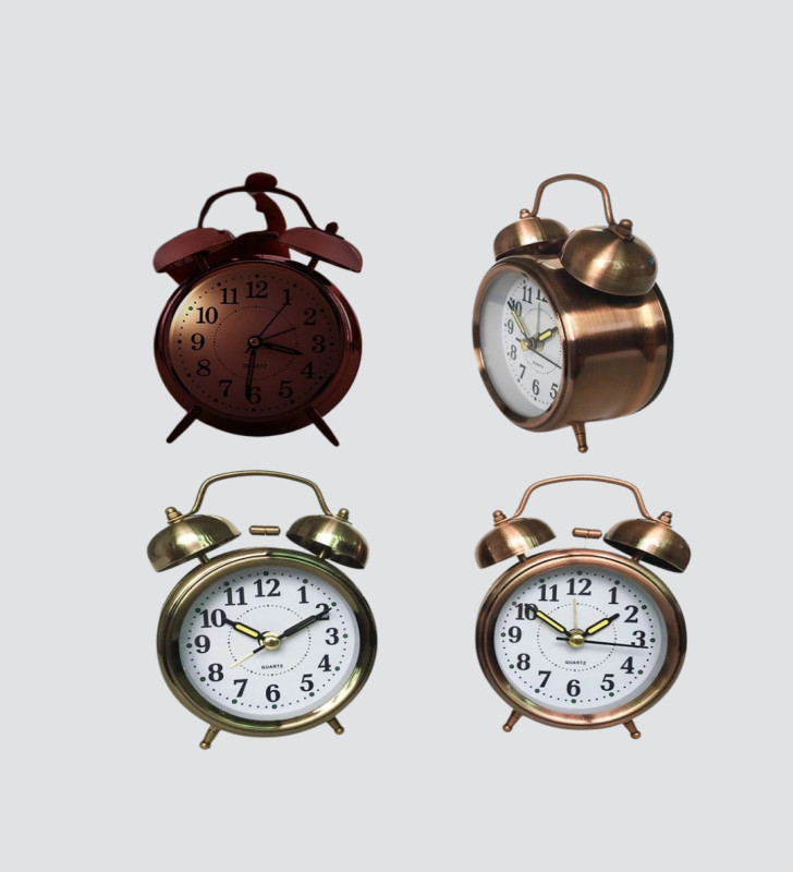 Bronz Metal Masa Saati - Lisinya