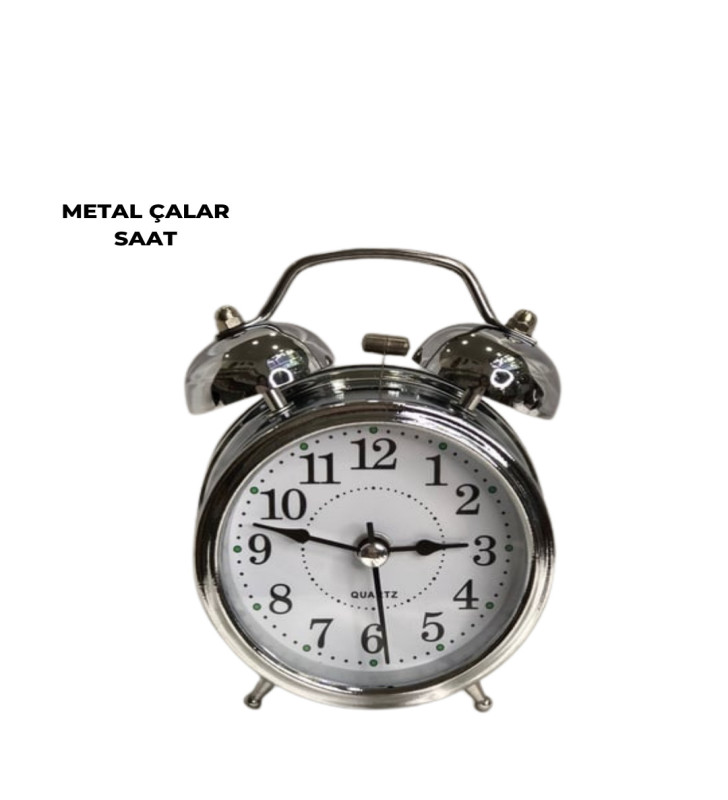 Dekoratif Gümüş Saat - Lisinya