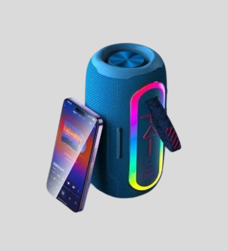 Taşınabilir Mini Bluetooth Hoparlör Güçlü Ses ve Şık Kırmızı Tasarım - Lisinya