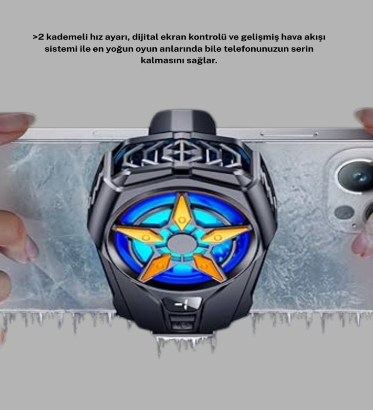 Yarı İletken Cep Telefonu Radyatörü 2 Hız Kademeli Dijital Ekranlı - Lisinya