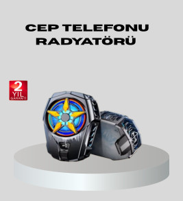 Telefon Soğutucu Radyatör Type-C Bağlantılı 2 Kademeli Dijital Kontrollü - Lisinya