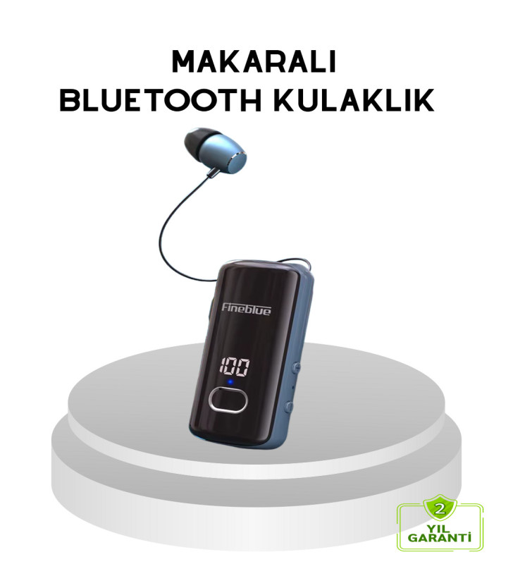 Fineblue F580 Suya Dayanıklı Bluetooth 5.3 Kulaklık Dijital Ekranlı - Lisinya