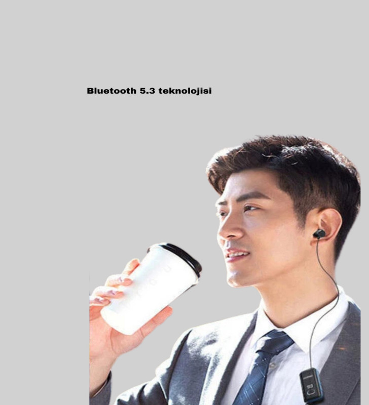 Kablosuz Bluetooth 5.3 Kulaklık Dijital Ekranlı ve Su Geçirmez - Lisinya