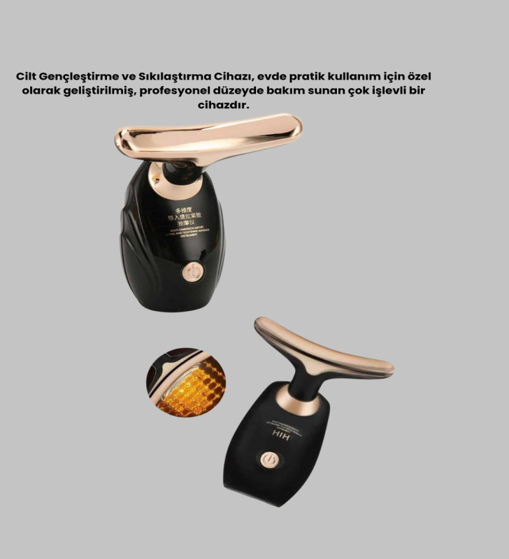 Cilt Gençleştirme ve Sıkılaştırma Cihazı Kolajen Artırıcı Titreşimli - Lisinya