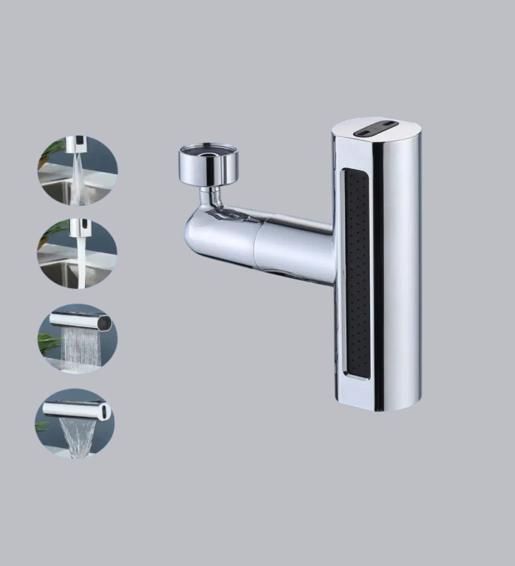 ABS Pirinç Alaşımlı Musluk Başlığı 4 Modlu 360° Dönebilen ve Ekonomik - Lisinya