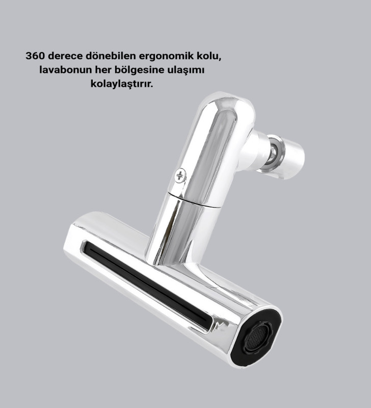 360° Dönebilen Musluk Başlığı 4 Fonksiyonlu Su Tasarruflu ve Dayanıklı - Lisinya