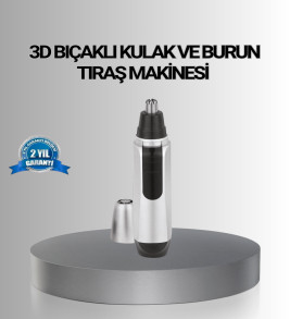 Kişisel Burun ve Kulak Tıraş Makinesi 3D Kavisli Bıçak ve Kompakt Tasarım - Lisinya