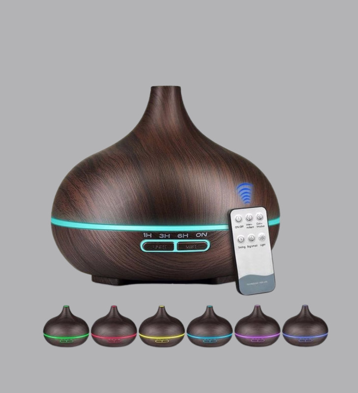 Aromaterapi Difüzörü 550 ml Ultrasonik Nemlendirici Otomatik Kapanma Özellikli - Lisinya