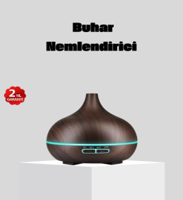 550 ml Büyük Su Hazneli Ultrasonik Nemlendirici ve Aromaterapi Difüzörü - Lisinya