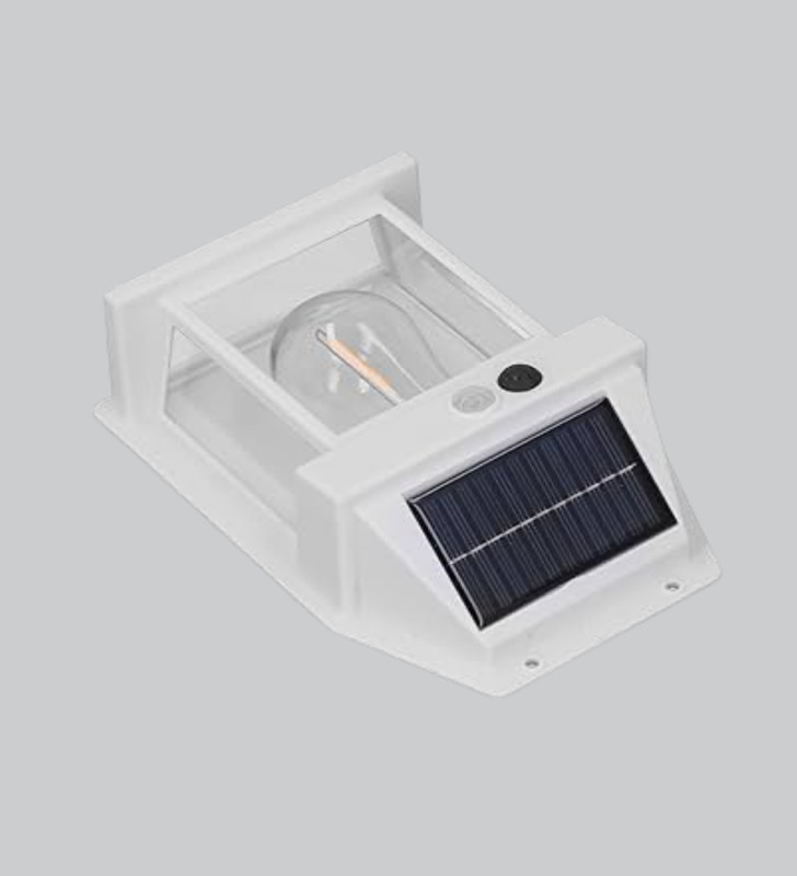 Güneş Enerjili Dış Mekan Sensörlü Duvar Lambası IP65 Su Geçirmez - Lisinya