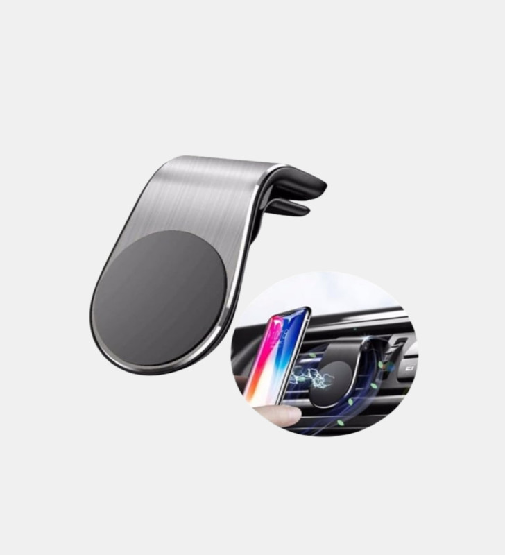 Araç İçi Manyetik Telefon Tutucu Güçlü Klipsli ve 360 Derece Ayarlanabilir - Lisinya