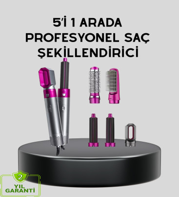 5’i 1 Arada Saç Şekillendirme Makinesi Hızlı Kuruma ve Kuaför Kalitesinde Sonuç - Lisinya