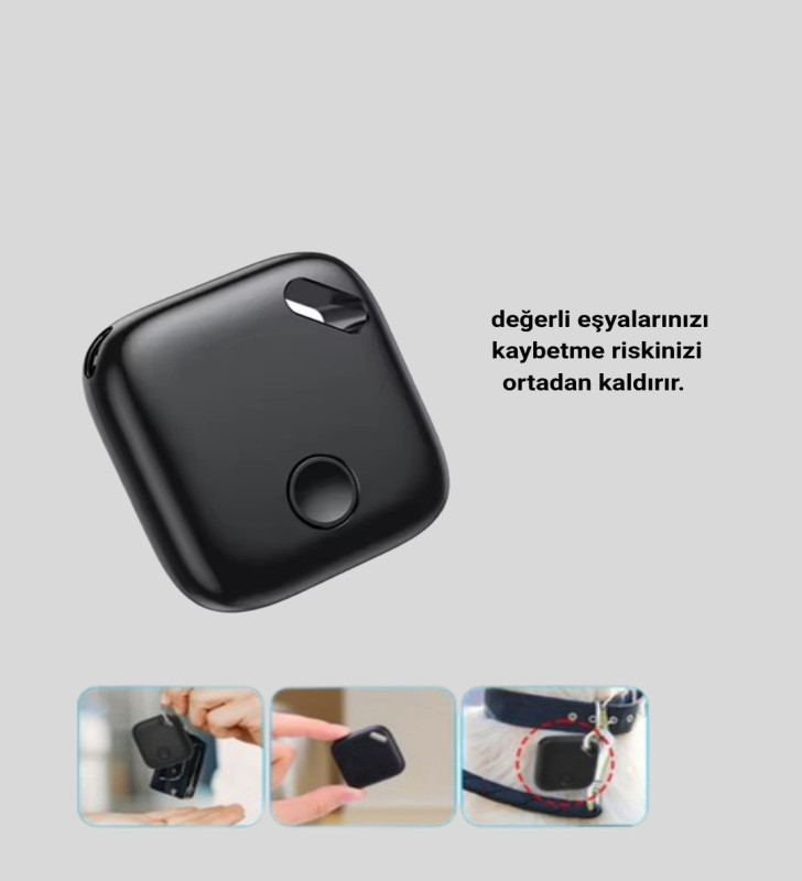 Akıllı Takip Cihazı Bluetooth Uyumlu ve Gerçek Zamanlı Konum Bulmalı - Lisinya