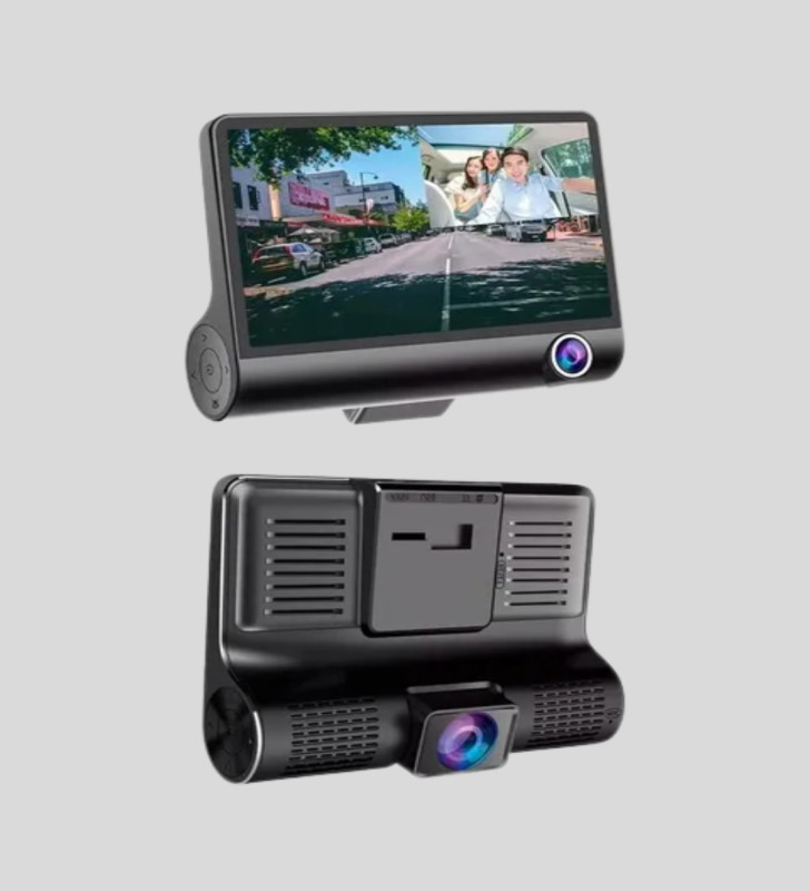 Araç Kamerası 3’lü Full HD DVR 1080P Gece Görüşlü ve G-Sensörlü - Lisinya