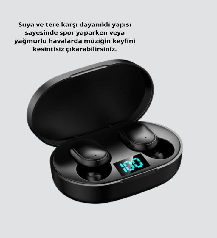 Kablosuz Bluetooth Kulaklık – Gürültü Önleyici, Suya Dayanıklı, Mikrofonlu, Uzun Pil Ömürlü - Lisinya