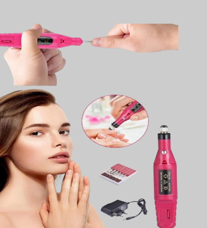 Profesyonel Tırnak Matkap Makinesi – USB Şarjlı, Ayarlanabilir Hız, Düşük Titreşimli ve Sessiz Çalışma - Lisinya