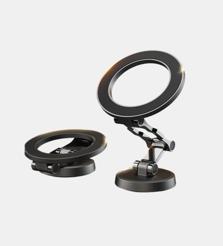 360° Dönebilen Katlanır Manyetik Araç Telefon Tutucu – MagSafe Uyumlu, Kompakt ve Şık Tasarım - Lisinya