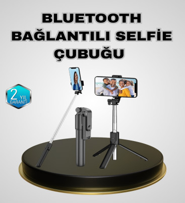 Bluetooth Selfie Çubuğu – Kablosuz, Hafif ve Yüksek Çözünürlüklü Çekim İçin - Lisinya