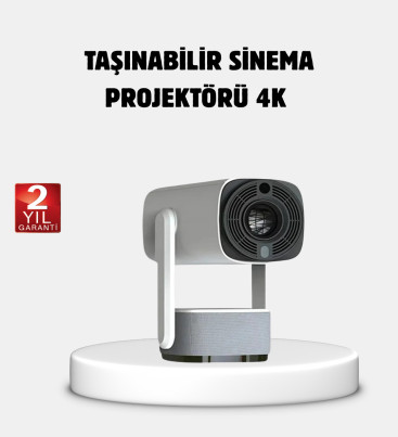 HD 720p Projeksiyon Cihazı – Geniş Ekran, 10.000 Saat Ampul Ömrü, Ev Sineması Deneyimi - Lisinya