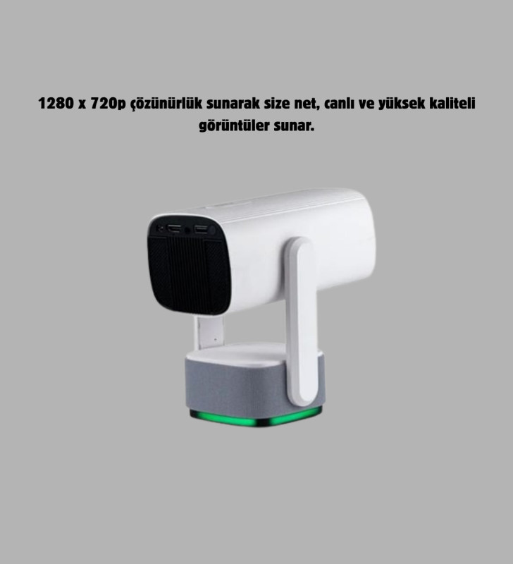 Ev Tipi 720p HD Projeksiyon Cihazı - Lisinya