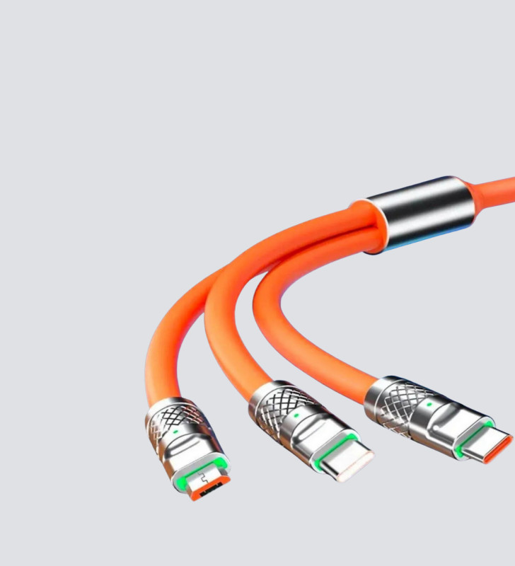 Hızlı Şarj Uyumlu Şarj Kablosu – Esnek Yapı, Güçlü Bağlantı, Yüksek Performans - Lisinya