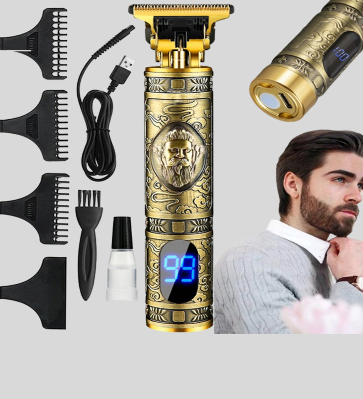 Şarjlı Kablosuz Tıraş Makinesi – 1800 mAh Batarya, Uzun Pil Ömrü, Profesyonel Sessiz Motor - Lisinya