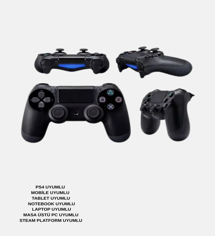 Bluetooth Oyun Kolu – Titreşimli, PS4, Steam, PC, Mobil ve Tablet Uyumlu - Lisinya