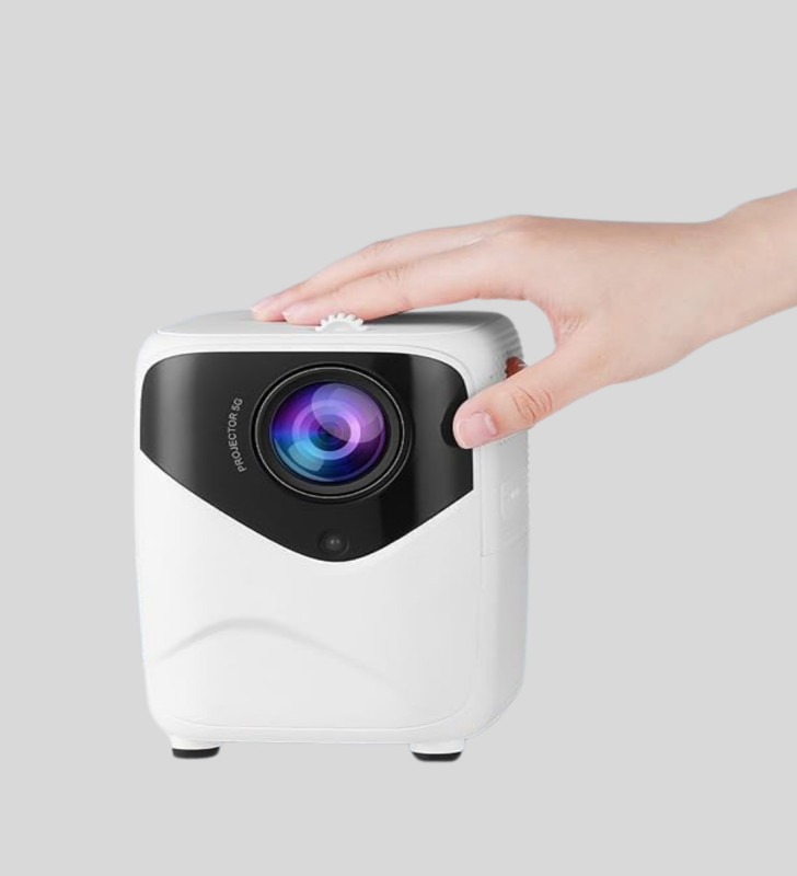 Mini Akıllı Projektör – 1080P Full HD, 64GB Depolama, 2GB RAM, Uzaktan Kumanda Destekli - Lisinya