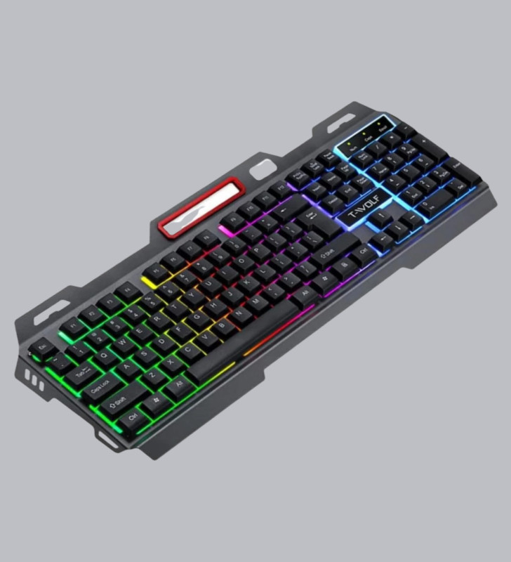 RGB Işıklı Oyuncu Klavye Mouse Seti – Türkçe Q, Ayarlanabilir DPI, Ergonomik ve Dayanıklı Tasarım - Lisinya