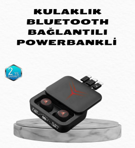 Powerbank Özellikli Bluetooth Kablosuz Kulaklık – Dokunmatik Kontrol, Uzun Pil Ömrü, Ergonomik Tasarım - Lisinya